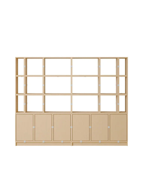 Stacked förvaringssystem, kontorsförvaring 2 från Muuto - White - Jacobsen Plus