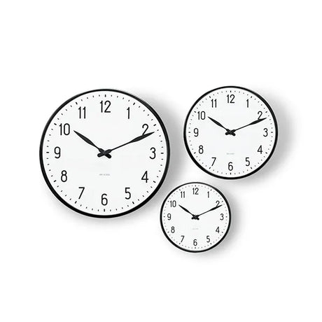 Station Väggklocka av Arne Jacobsen (Ø: 16) - 5 - Jacobsen Plus