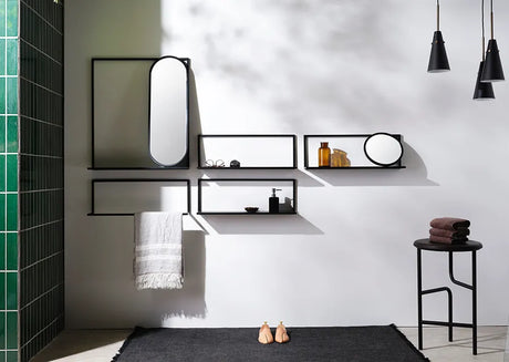 Frame spegel med hylla, stor från Stellar Works - 2 - Jacobsen Plus