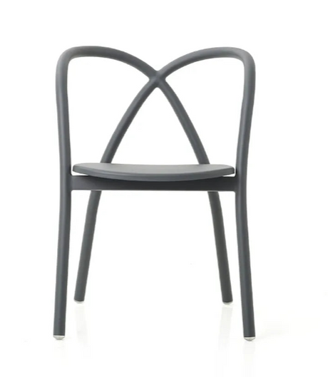 Ming caféset med 3 stolar och 1 bord, aluminium, grå från Stellar Works - 5 - Jacobsen Plus