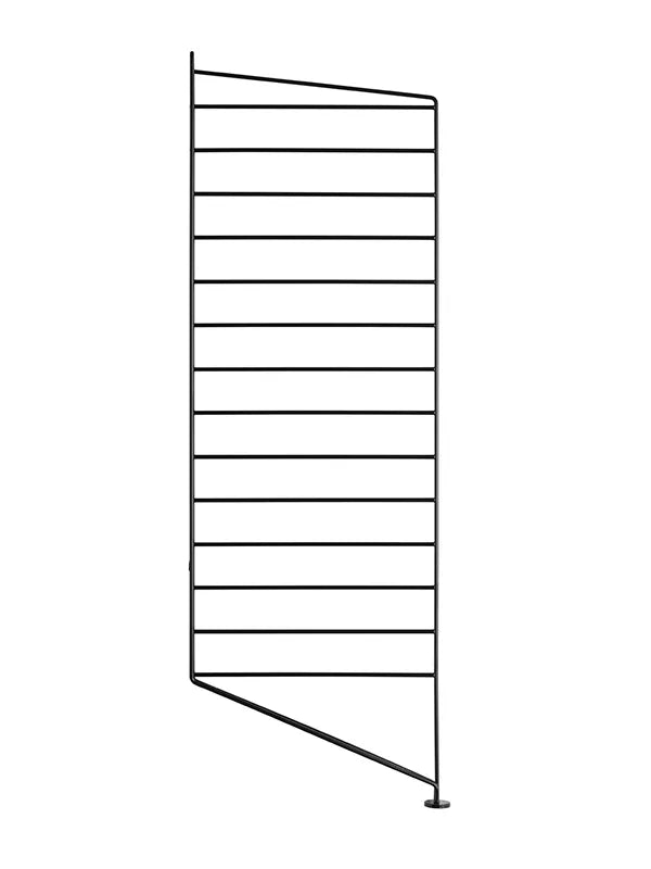 Golvgavel från String - Svart / 1 stk - 85x30 cm - Jacobsen Plus