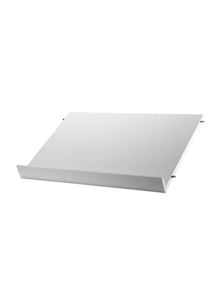 Magasinhylla, trä från String - Vit / Smal: 58 x 30 x 2 cm - Jacobsen Plus