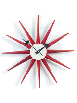 Sunburst Clock från Vitra - Röd - Jacobsen Plus