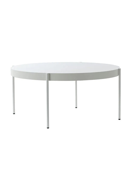 Serie 430 bord, vit av Verner Panton - Ø120 cm - Jacobsen Plus