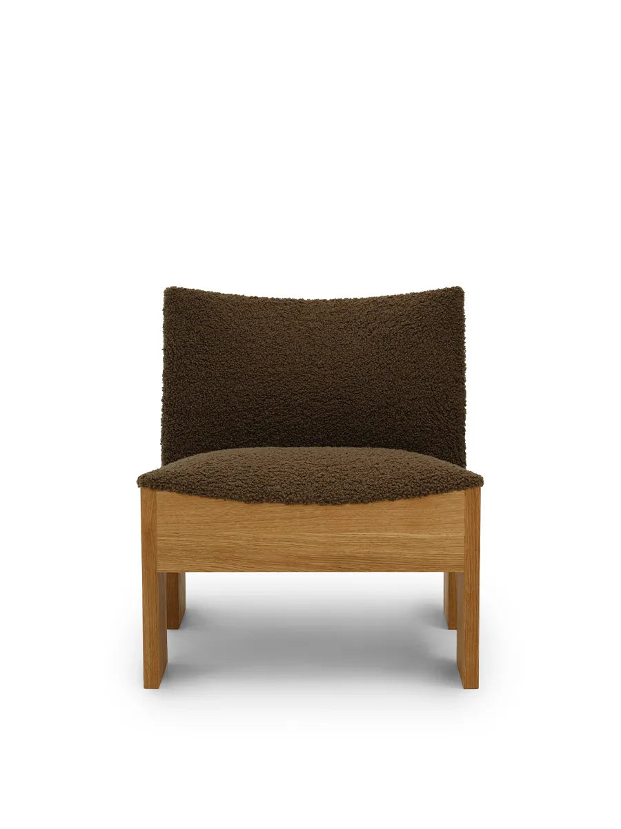 Tenon loungestol, naturlig ek från New Works - 12 - Jacobsen Plus