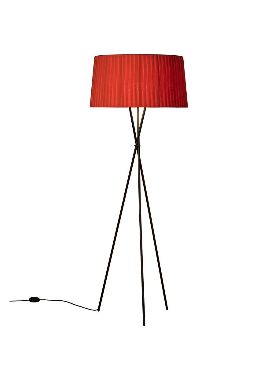 Tripode Golvlampa från Santa and Cole, röd-amber (G5) - 1 - Jacobsen Plus