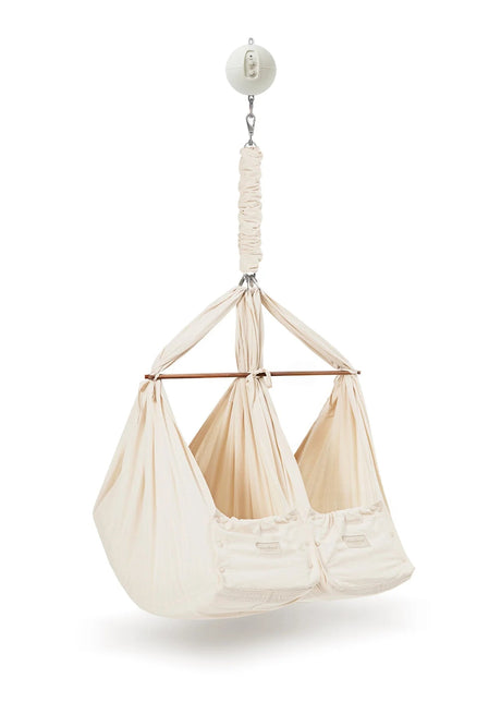 Essential-paket - Tvillingslyngvagga med vaggmotor Connect Basic från Moonboon - Jacobsen Plus