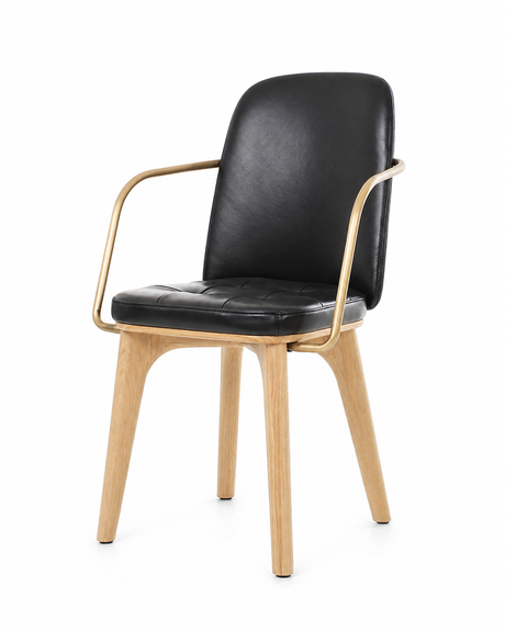Utility Fåtölj med hög rygg - Ek - Caress 1509 från Stellar Works - 1 - Jacobsen Plus