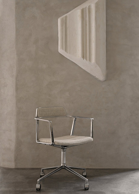 VIPP452 Swivel Chair med hjul, Wavy-textil från Vipp - 3 - Jacobsen Plus