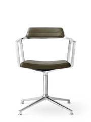 VIPP452 Swivel Chair, bosco-grönt läder från Vipp