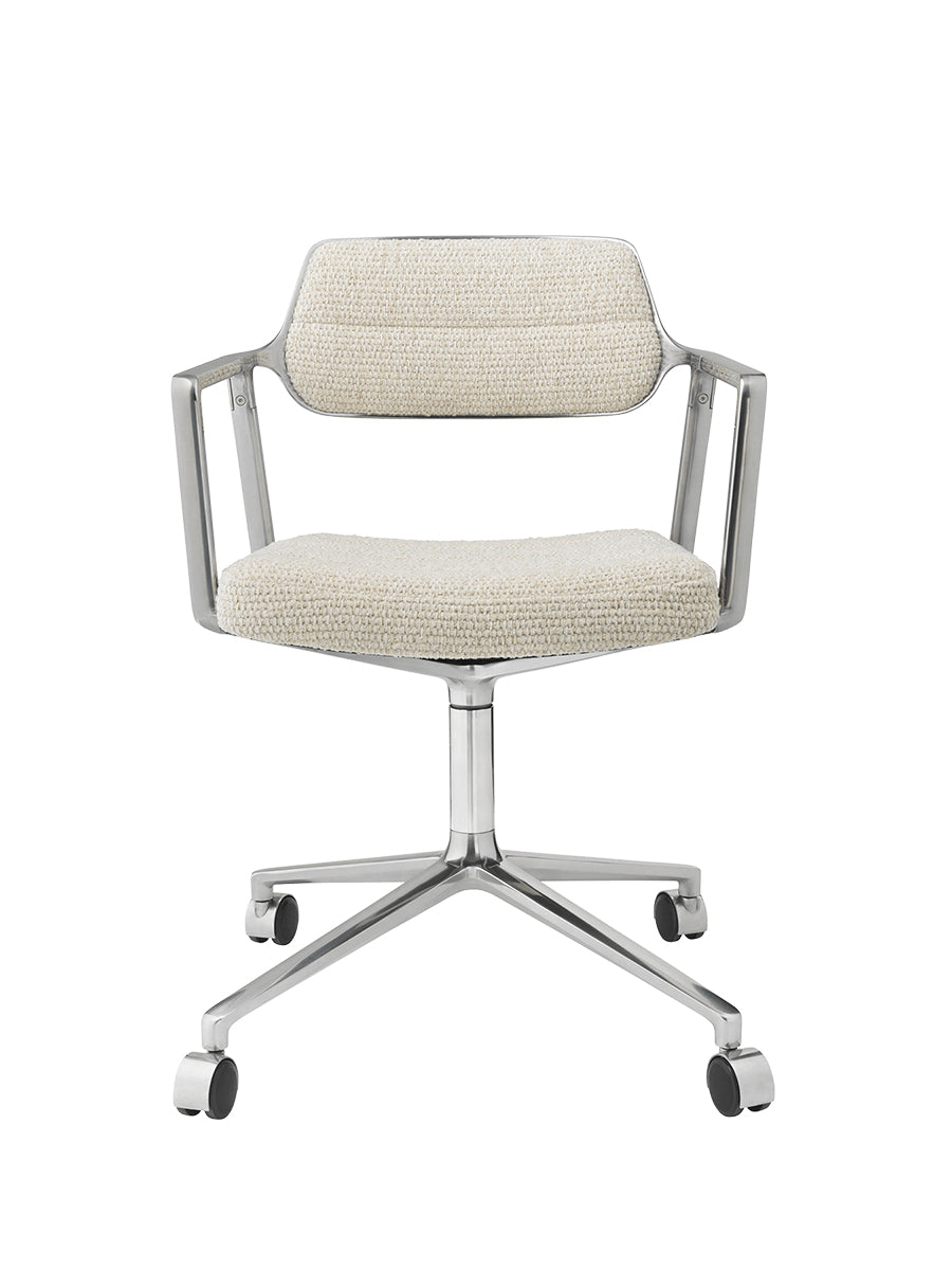VIPP453 Swivel Chair med hjul från Vipp - Wavy tekstil - Jacobsen Plus