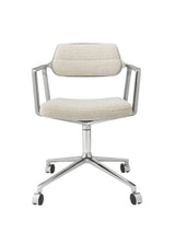 VIPP453 Swivel Chair med hjul från Vipp - Wavy tekstil - Jacobsen Plus