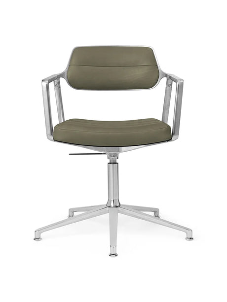 VIPP453 Swivel+ stol, bosco grönt läder från Vipp - Jacobsen Plus