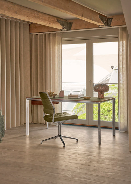 Vipp454 snurrstol - Bosco grøn læder - Jacobsen Plus
