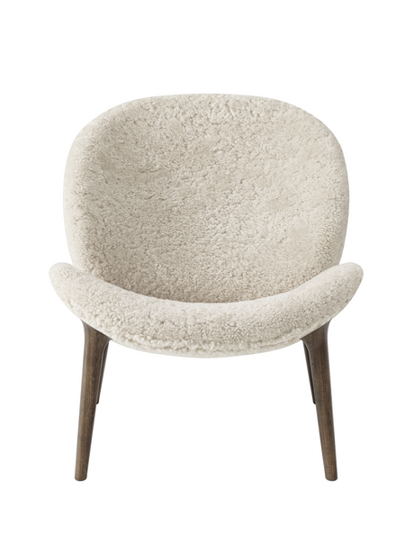Lodge loungestol, låg rygg från Vipp - Curly 07  - Mørk eg - Jacobsen Plus