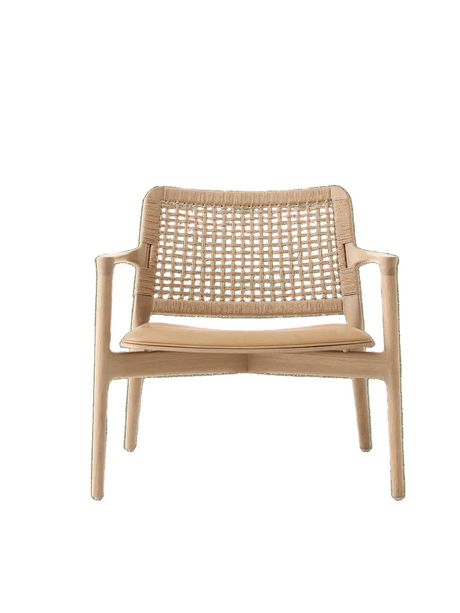 Cabin loungestol, ljus ek/kamel från Vipp - Jacobsen Plus