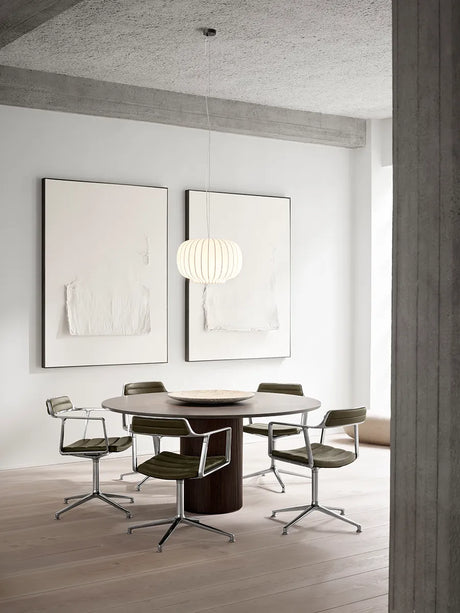 VIPP452 Swivel Chair, bosco-grönt läder från Vipp - 3 - Jacobsen Plus