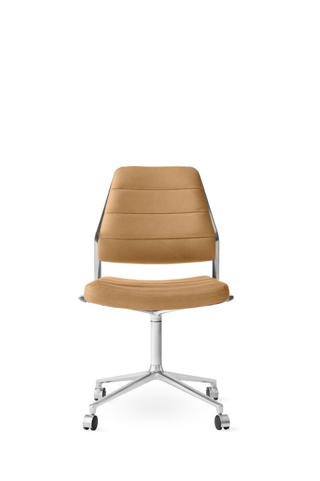 Vipp454 Swivel-stol med hjul - Wavy tekstil - Jacobsen Plus