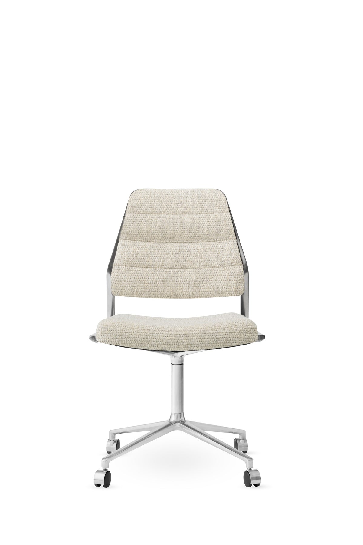 Vipp454 Swivel-stol med hjul - Wavy tekstil - Jacobsen Plus