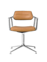 VIPP453 Swivel-stol från Vipp - Camel læder - Jacobsen Plus