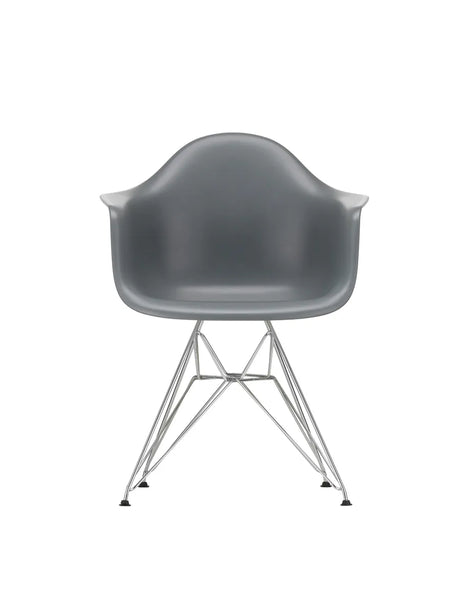Eames Plastic Armchair DAR, förkromad från Vitra - Mustard - Jacobsen Plus