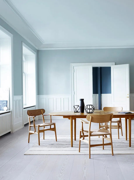 Iläggsskiva till CH338/CH339-bord av Hans J. Wegner - MDF / Svart - Jacobsen Plus