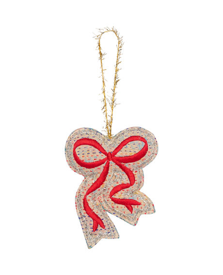 Christmas Kantha Bow julornament - rosett från Sissel Edelbo - Jacobsen Plus