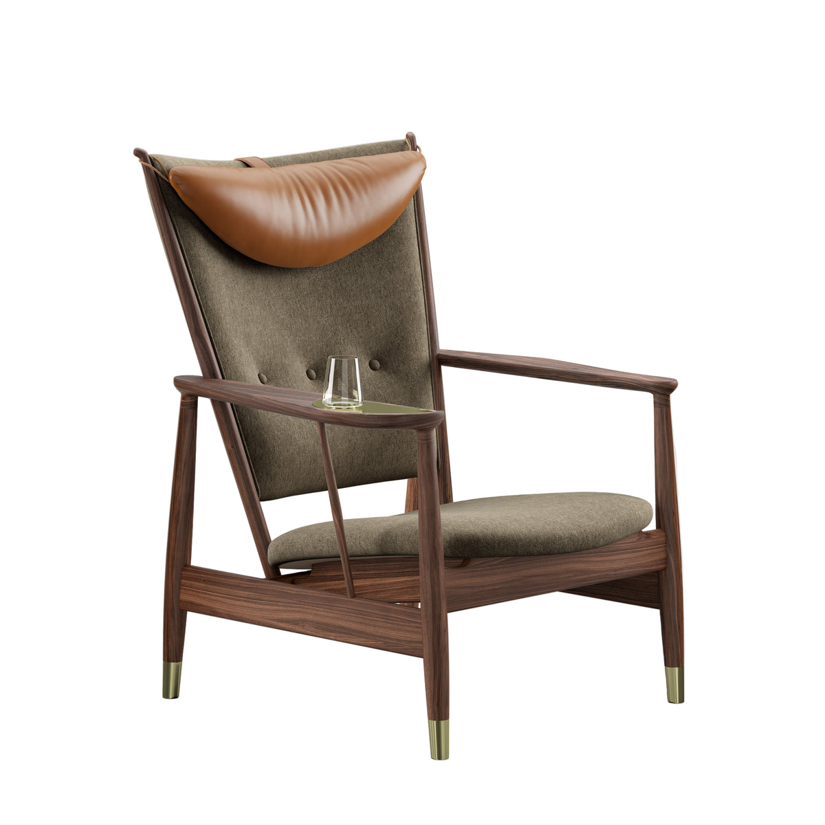 Whiskystolen av Finn Juhl - Hallingdal 227 / Elegance (cognac) - Jacobsen Plus