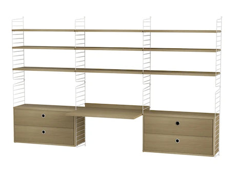 Kontor, paket F från String - Vit - vit - Jacobsen Plus
